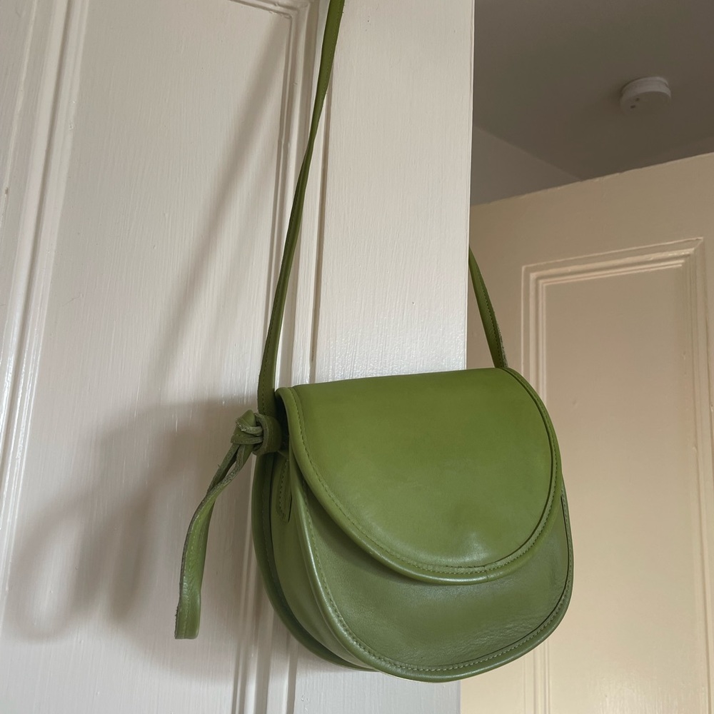 Coach Leather Flap Crossbody Shoulder Bag